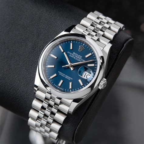 rolex 123364|Rolex datejust 36 blue dial.